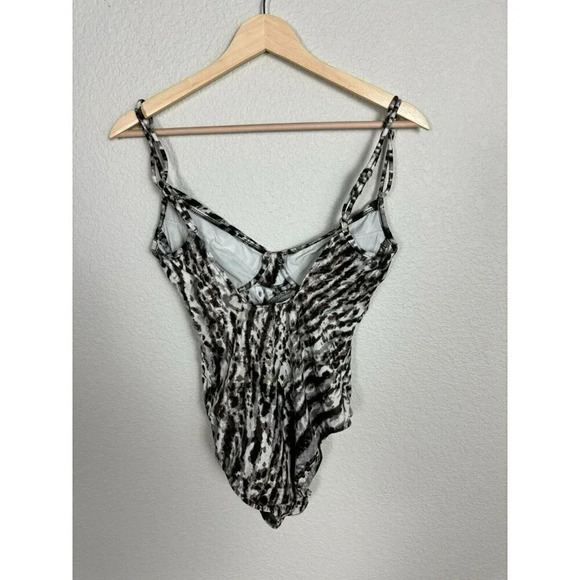 Magicsuit One Piece Swimsuit Size 12 Animal Print Abstract Colorful - Picture 7 of 11